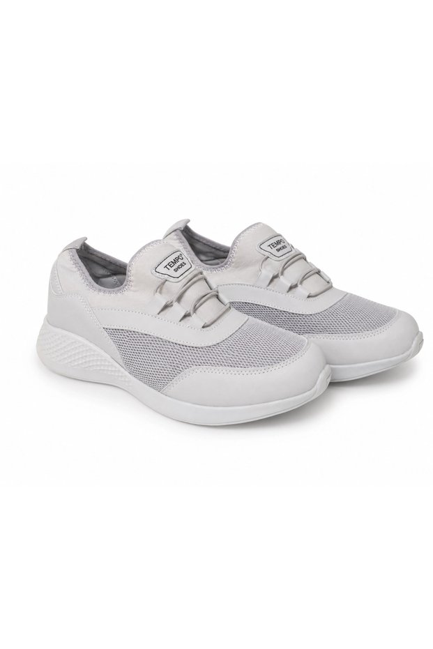 Women's Gray Casual Sports Shoes Comfortable Sole Lightweight Sneaker for Walking and City Use