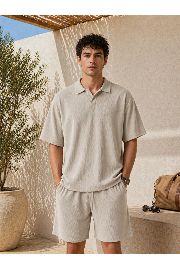 Men's Top and Bottom Ottoman Set