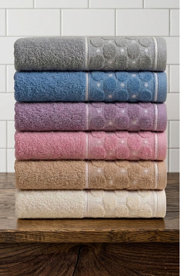 30X50Cm 6 Piece Kitchen Towel | Drying Cloth | Hand Towel-Mixed