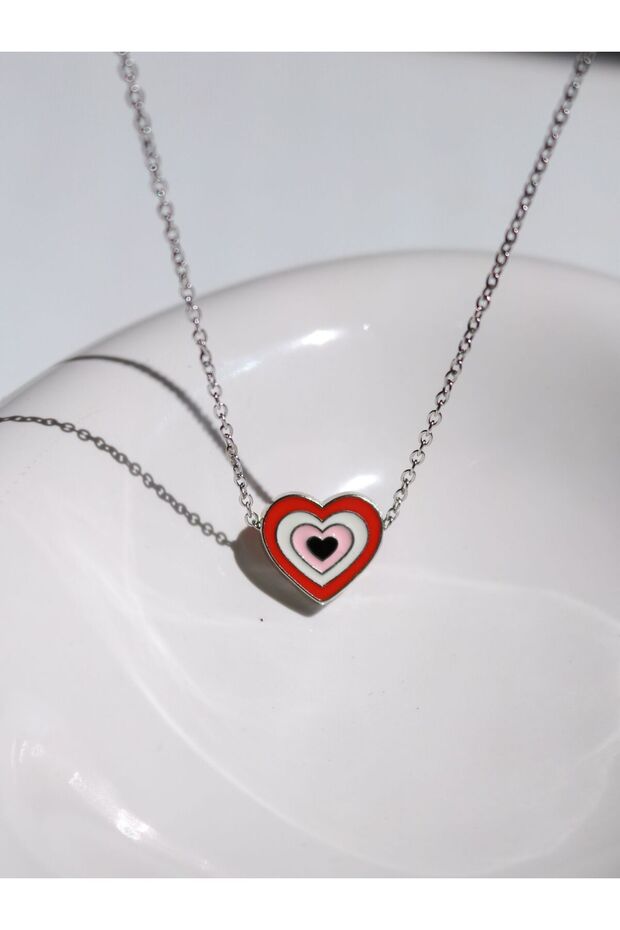 Red Power of Heart Necklace