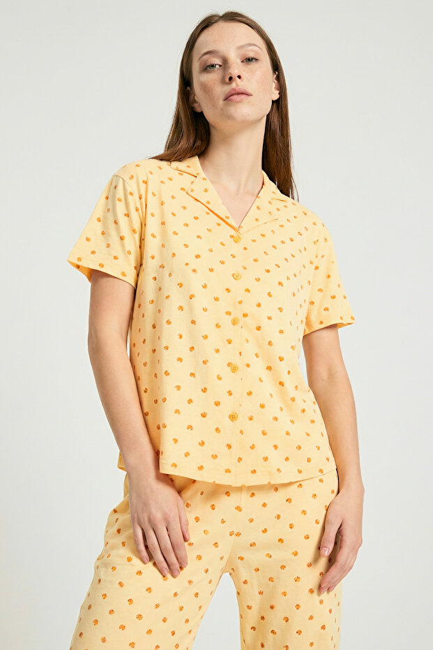 Rosalie Betty Bamboo Buttoned Short Sleeve Women's Pajama Set