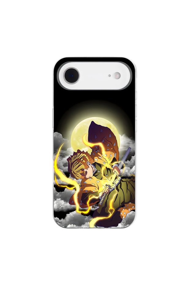 iPhone 17 Air Compatible Anime 4/2 Design Transparent Case