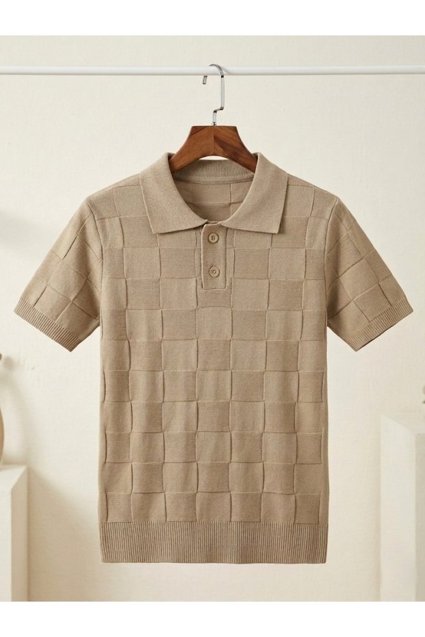 Summer Polo Collar (Men's) Children's and Youth Knitwear T-Shirt