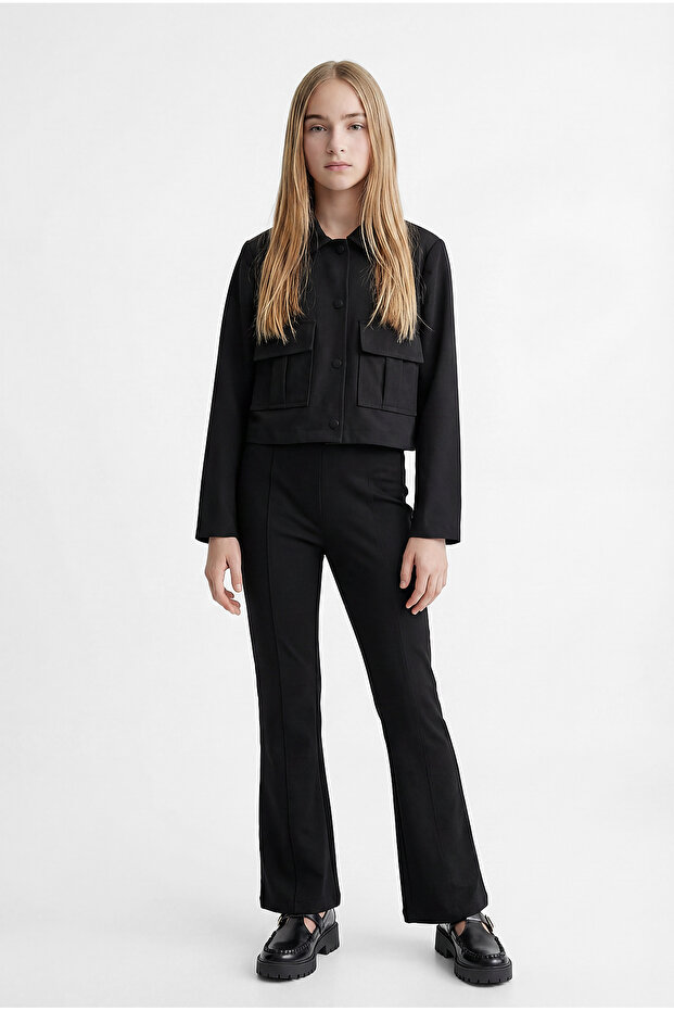 Girl's Wide Leg Leggings