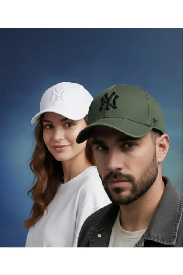 Embroidered Baseball Model Adjustable Unisex 2-Piece Colorful Hat