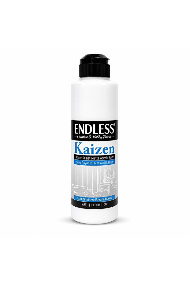 endlesshobby Kaizen Islak Zemin Ve Fayans Beyaz 250ml + Katalizör 10gr KZ-001