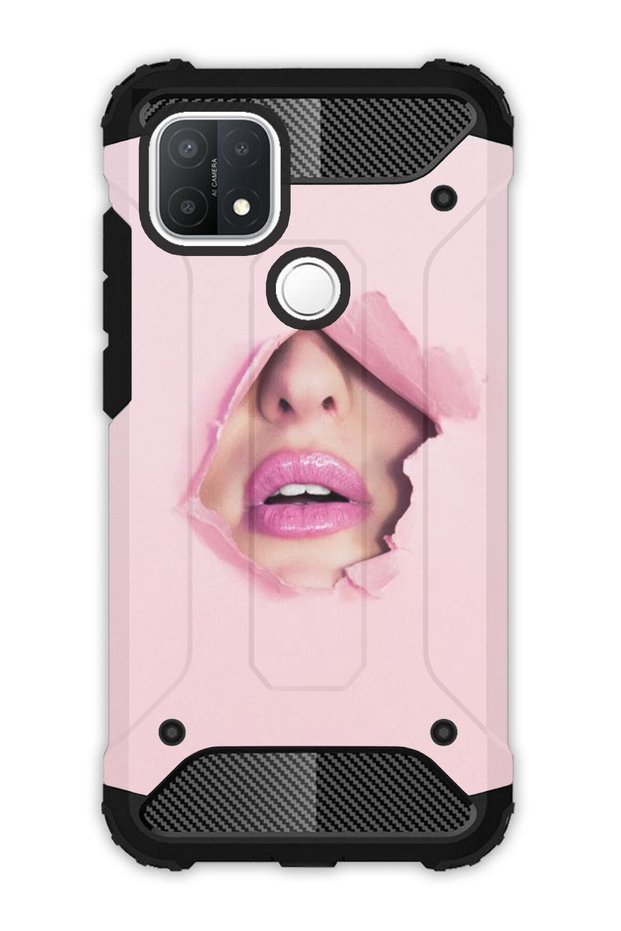 Oppo A15 - Oppo A15S Case Army Tank Full Protection Anti-Shock - Hidden Love