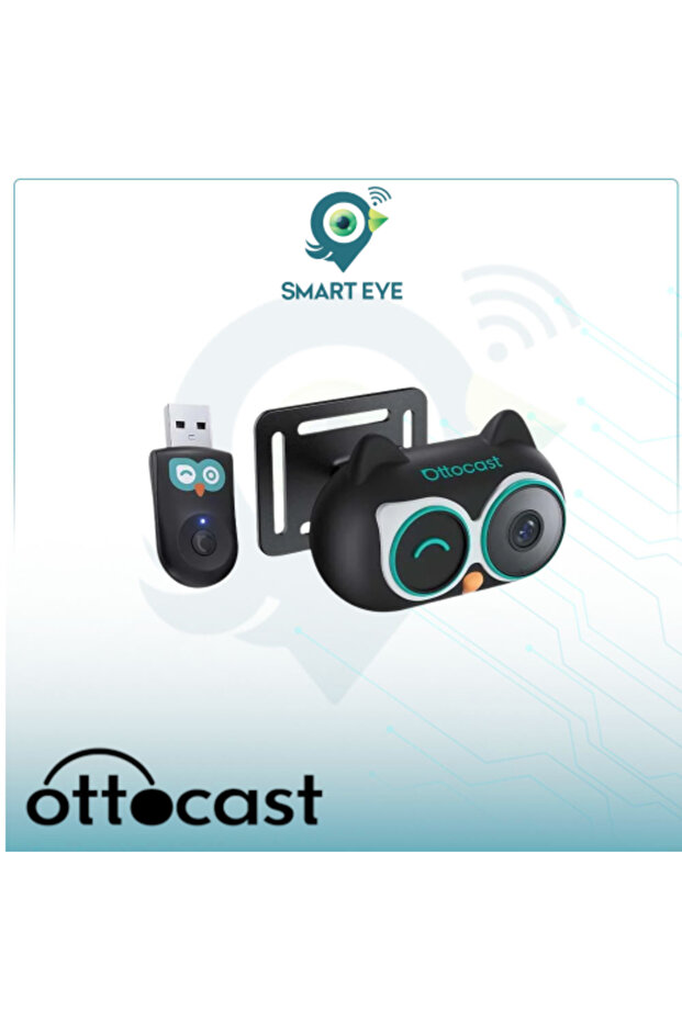 Dash Cam Carplay Adapter Autocast Wireless Carplay and Car Rear Seat Monitor Camera from Smart Eye - 1
