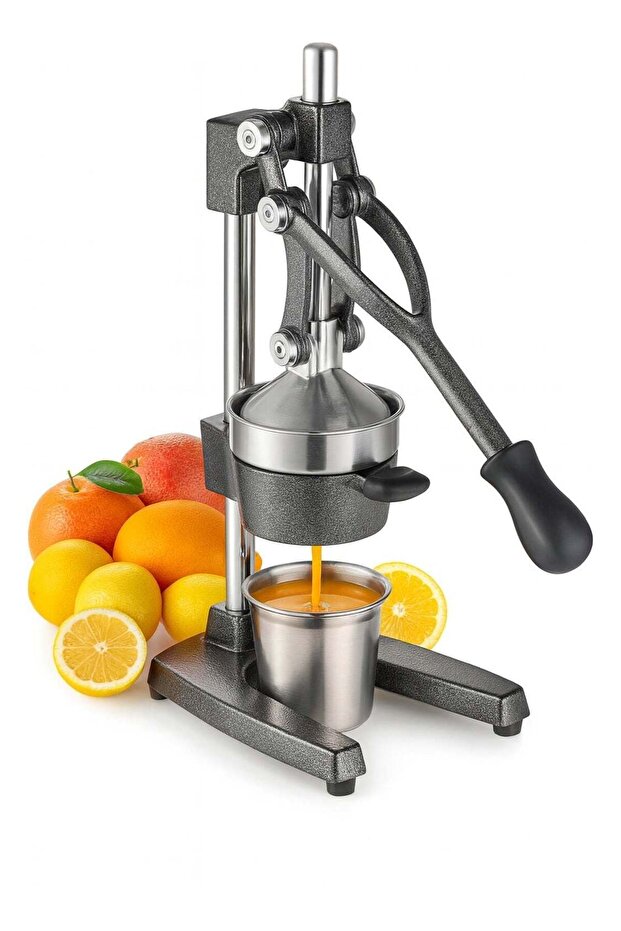 Heavy Duty Manual Hand Juicer – Alloy Body with Stainless Steel Strainer | Professional Citrus Fruit