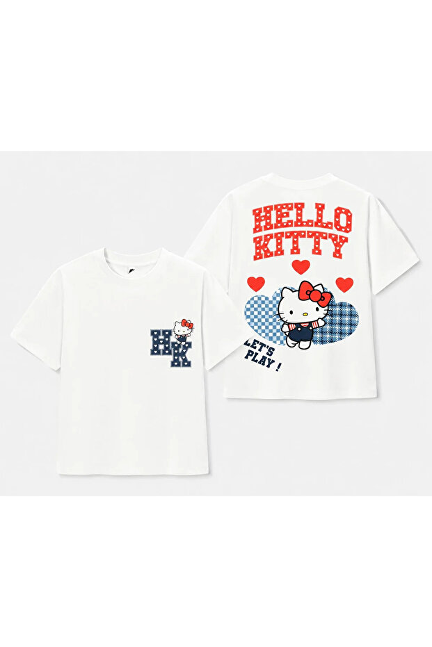 Character Printed Girls' Tshirt - Hello Kitty