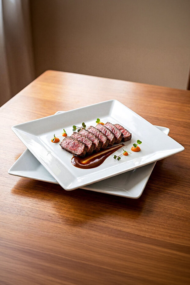 Merid Set of 2 Undecorated 29 cm Plates