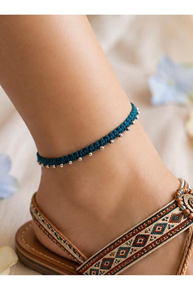 Dorika Macrame Anklet
