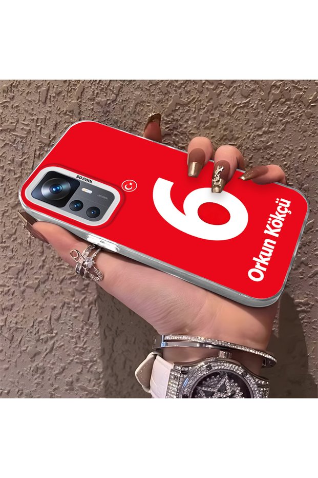 Silicone Edge Hard Back Phone Case Compatible with Mi 12t Orkun Kökçü