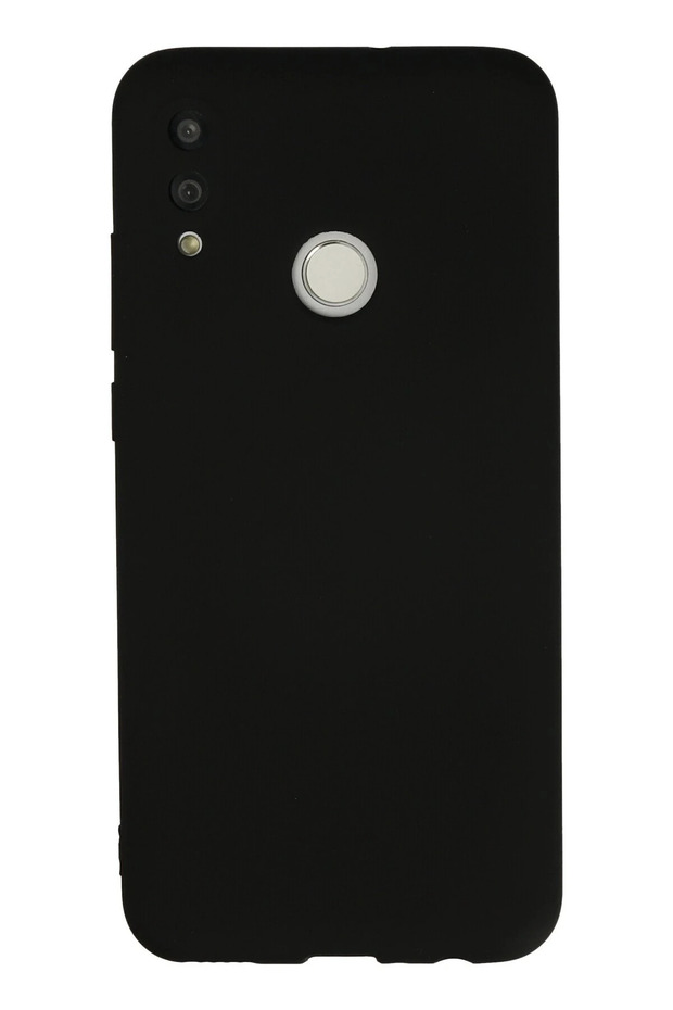 Ilkeshop New P Smart 2019 Case Nano Inside Velvet Silicone (95419) - Black