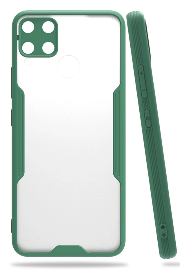 Ilkeshop New Realme C15 Case Platinum Silicone (130957) - Green