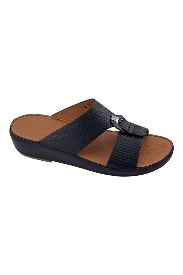 A E T Handmade Arabic Sandals For Men | Comfortable Outdoor Mens Slippers | Genuine PU Leather