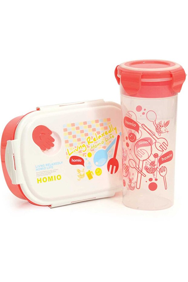 Win Plus Lunch Box + Water Bottle Assorted