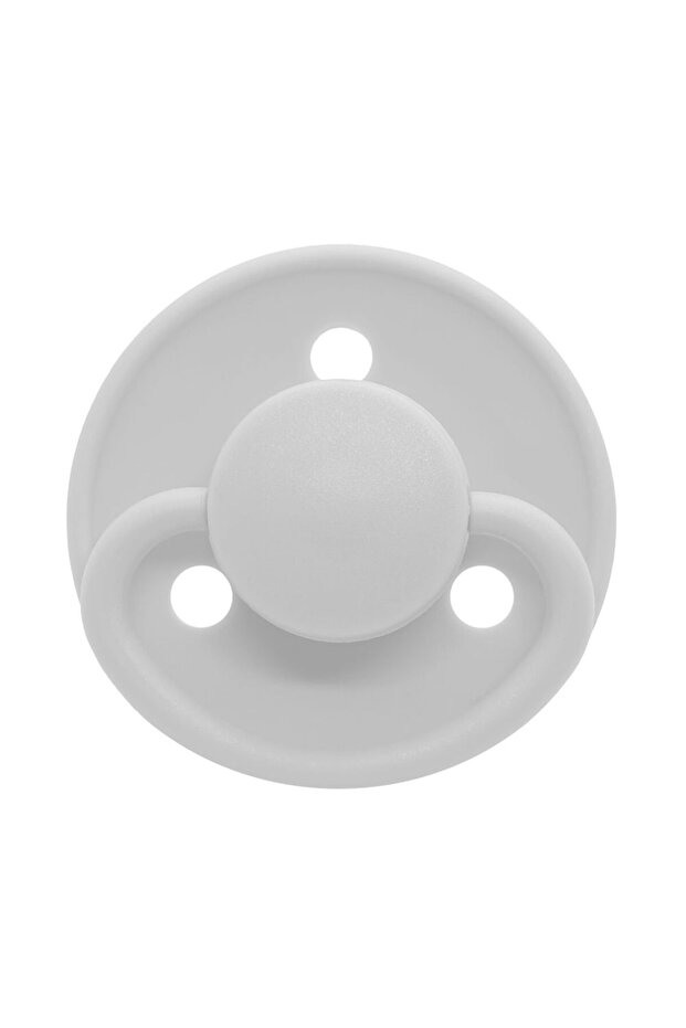 - Round Pacifier Silicone - 0 M+ - 2 pcs - Snowberry