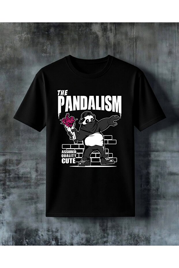 Assured Quality Cute Panda Printed Oversize T-Shirt