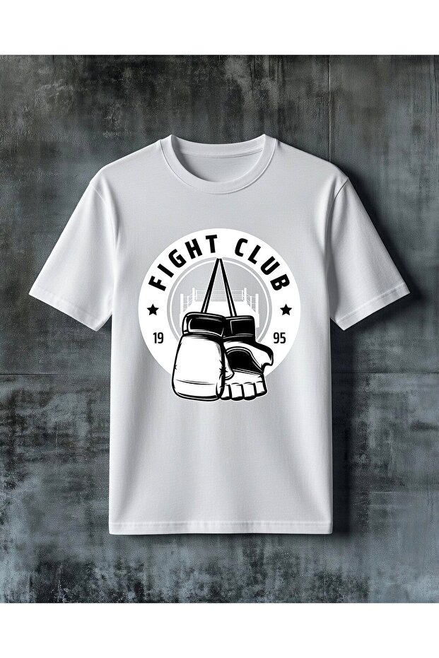 Fight Club Boxing Gloves Printed Oversize T-Shirt