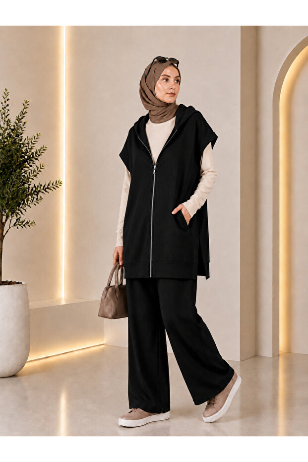 | Vest - Tracksuit Two-Piece Set | Extra Comfortable Fabric | Custom Design