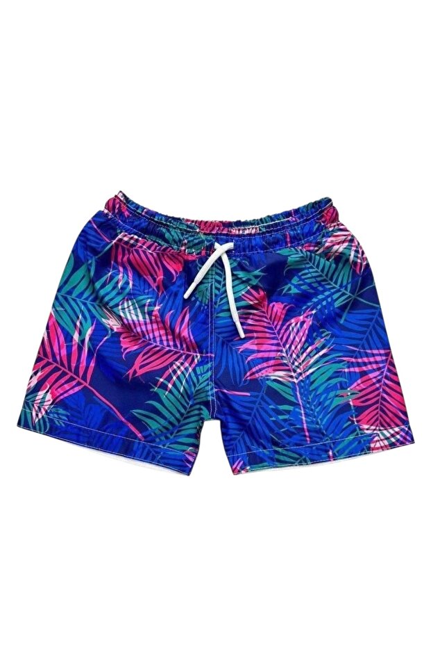 Boy's Parachute Fabric Water-Repellent Swim Shorts