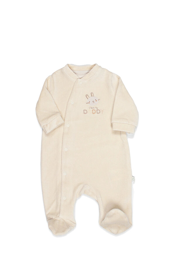 Jumpsuit Velvet I Love Daddy 15125 Light Beige