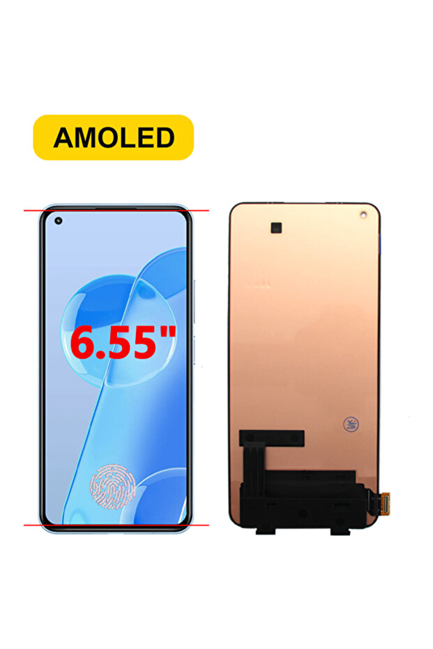 شاشة AMOLED جديدة بدون إطار لهاتف Mi 11 Lite، شاشة LCD تعمل باللمس مع محول رقمي