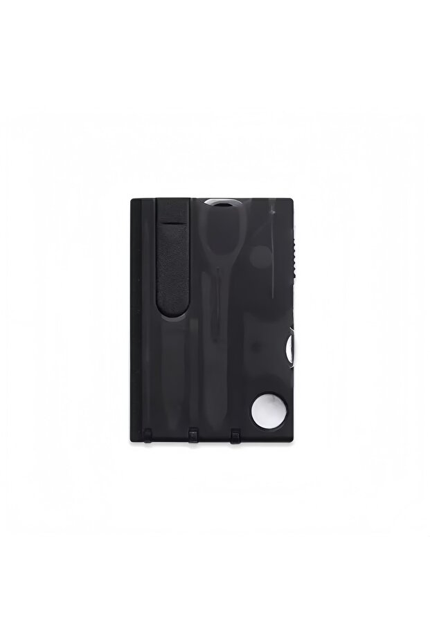 Black Portable Multifunctional Survival Card, Lightweight Outdoor Camping Tool, Swiss Army Style Eme