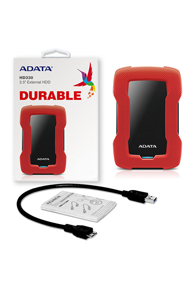 Hard disk extern HD330, 1TB, USB 3.2, Roșu - 8