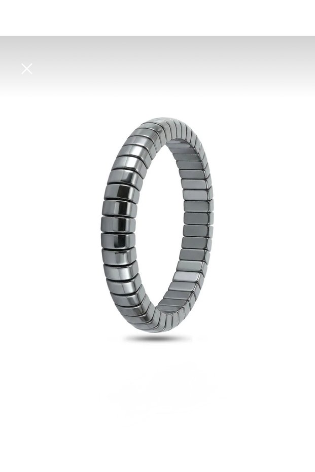 Certified Hematite Stone Natural Stone Bracelet