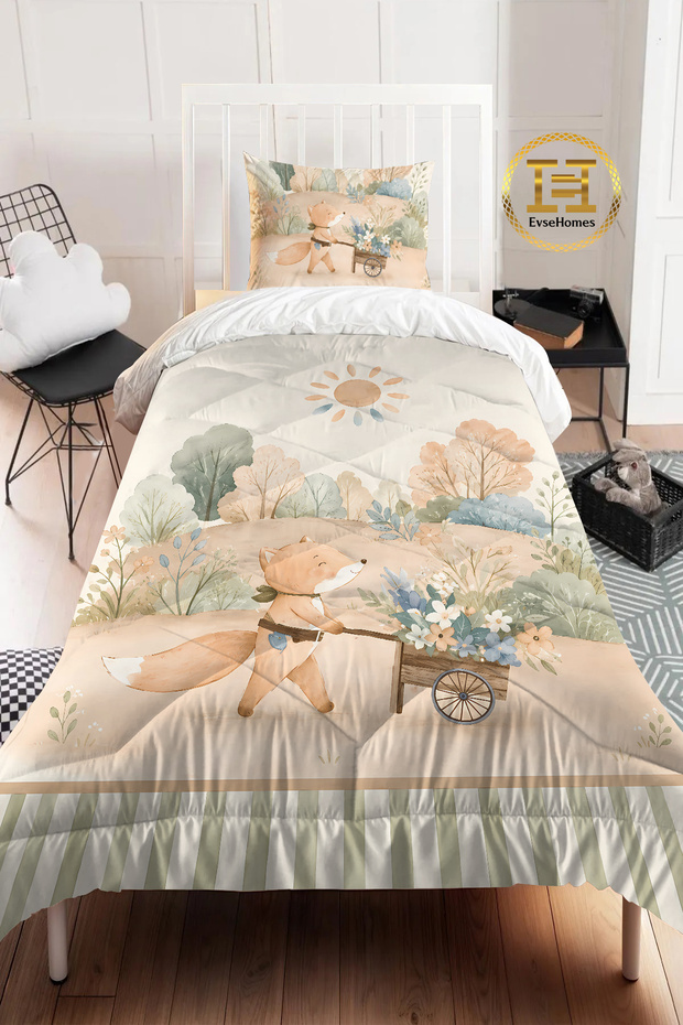 Soft Fox Quilt Sleeping Set (Quilt - Pillowcase)
