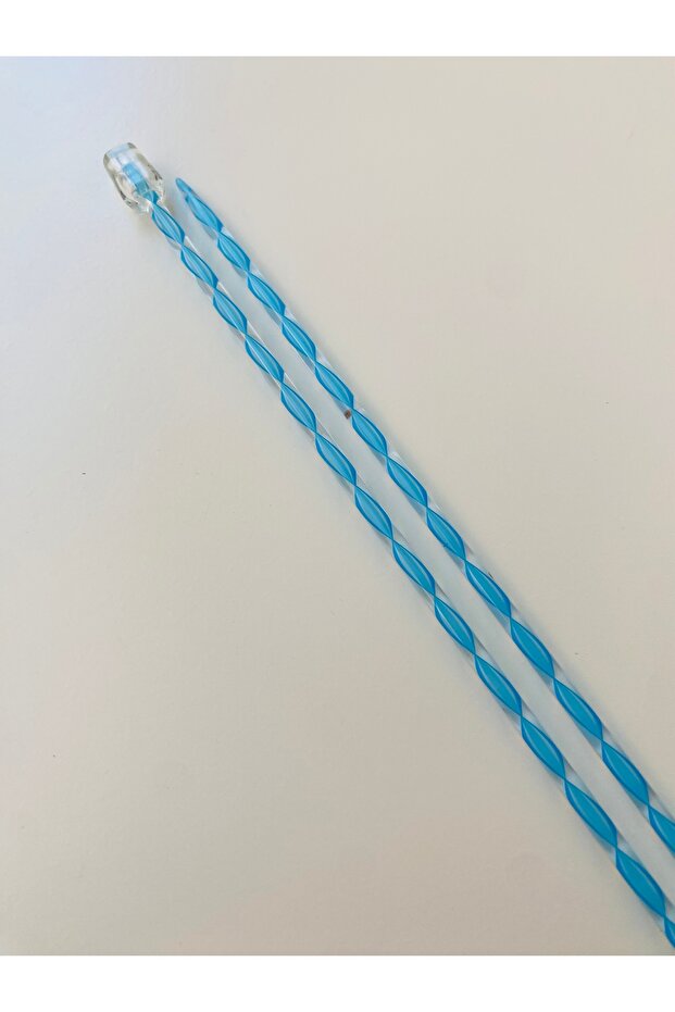 Acrylic Wavy Skewer 35 cm No;9 Blue