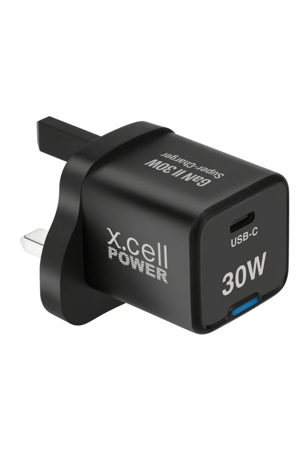 Gan 2 Super Charger, 30W, Black, XL-HC-30W-1C-GAN-PD-BLK