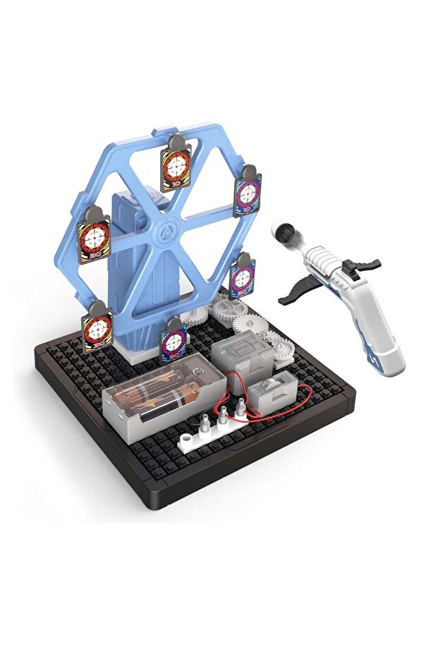 Take Apart Bow and Arrow Rotating STEM Circuit Kit, Educational Science Electronic Blocks DIY Gift for Kids 8-12