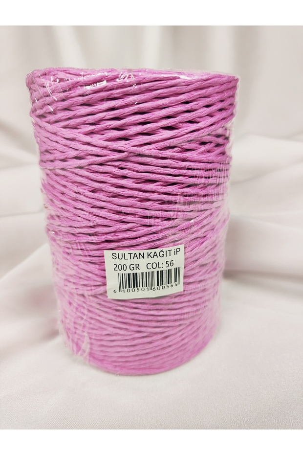 Paper Thread Hand Knitting Yarn 200Gr.-240Mt. (1 Piece) - Color: 56