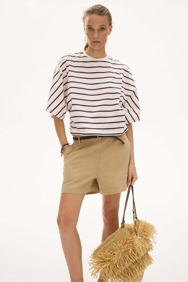 Oversized cotton top