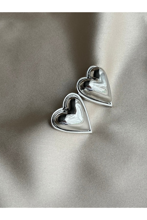 Big Heart Model Earrings