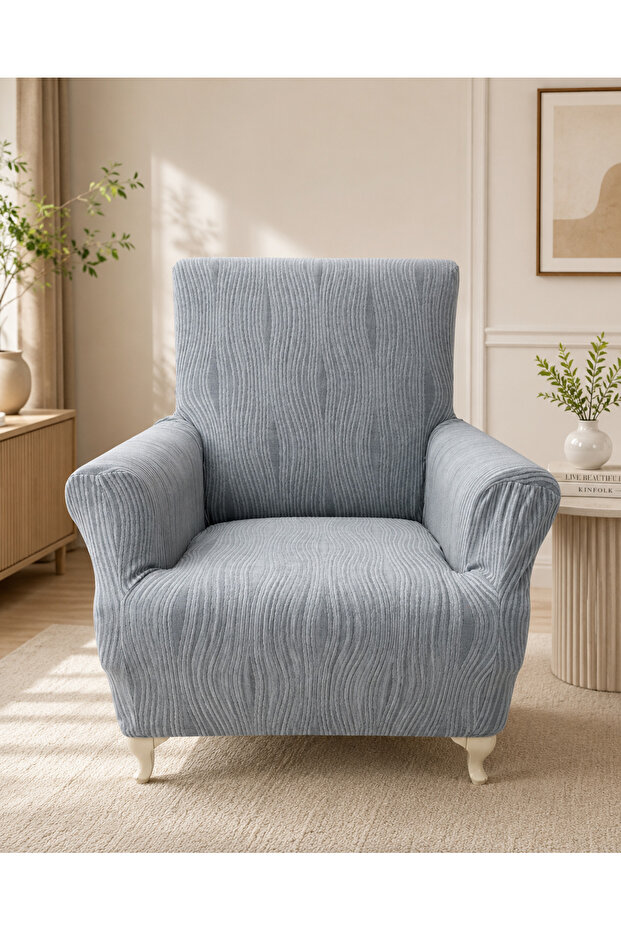 Jacquard Single Sofa Cover Armchair Seat Cover