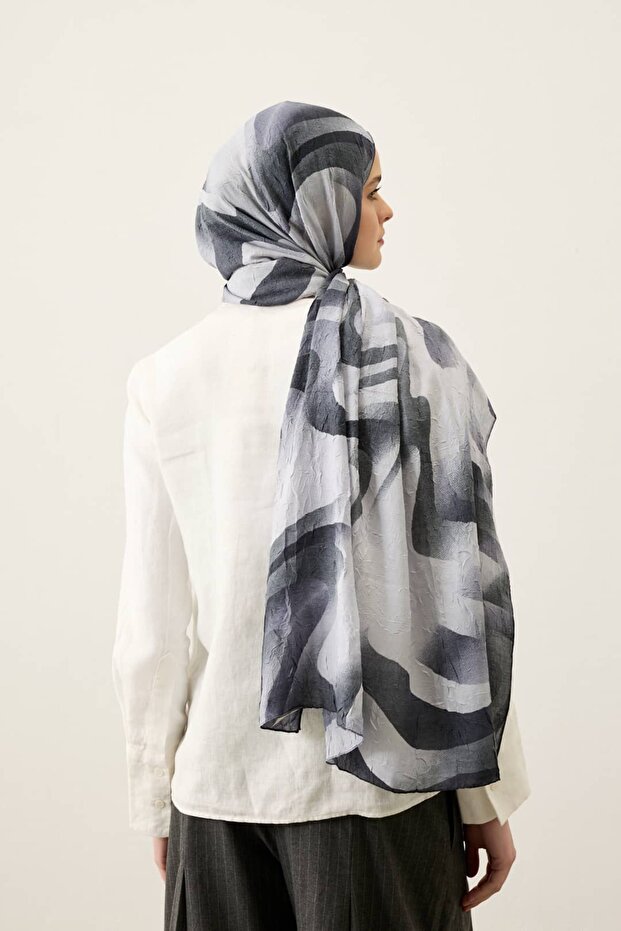 Desert Gradient Pattern Liva Modal Shawl - 2