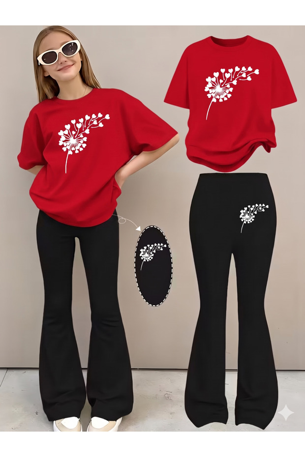 Girl's Spanish Style Leggings and T-Shirt Set