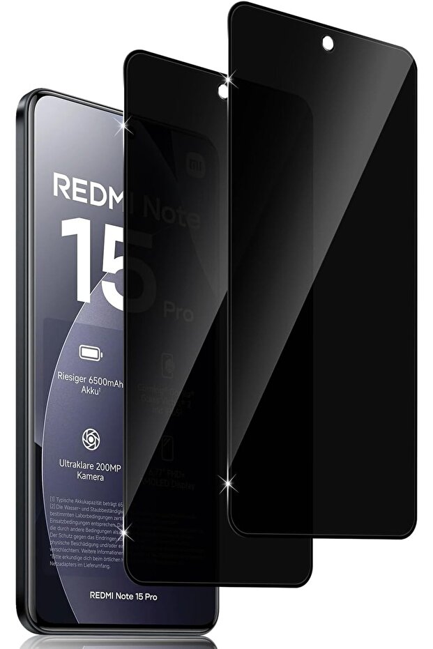 Redmi Note 15 Pro 5g Compatible Matte Ghost Screen Protector, Nano Glass 9H Hardness Nano Protective Glass