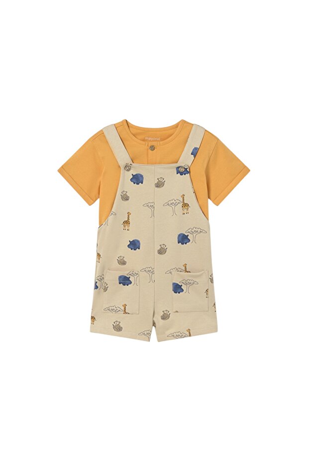 Baby Boy T-Shirt Overalls Set 1664