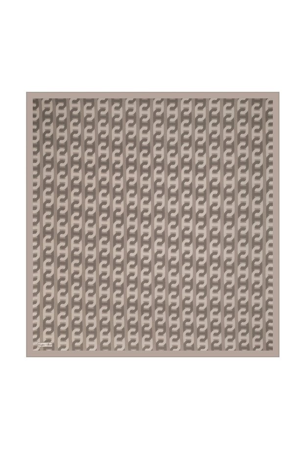 Mink Chain Pattern Tivil Silk Scarf
