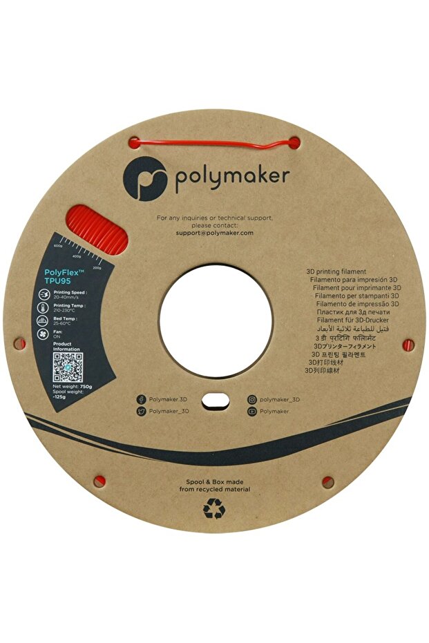 PolyFlex™ TPU95 Red - 3