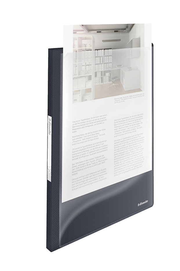 Presentation Map 40 Sheets Black Vivida Panorama