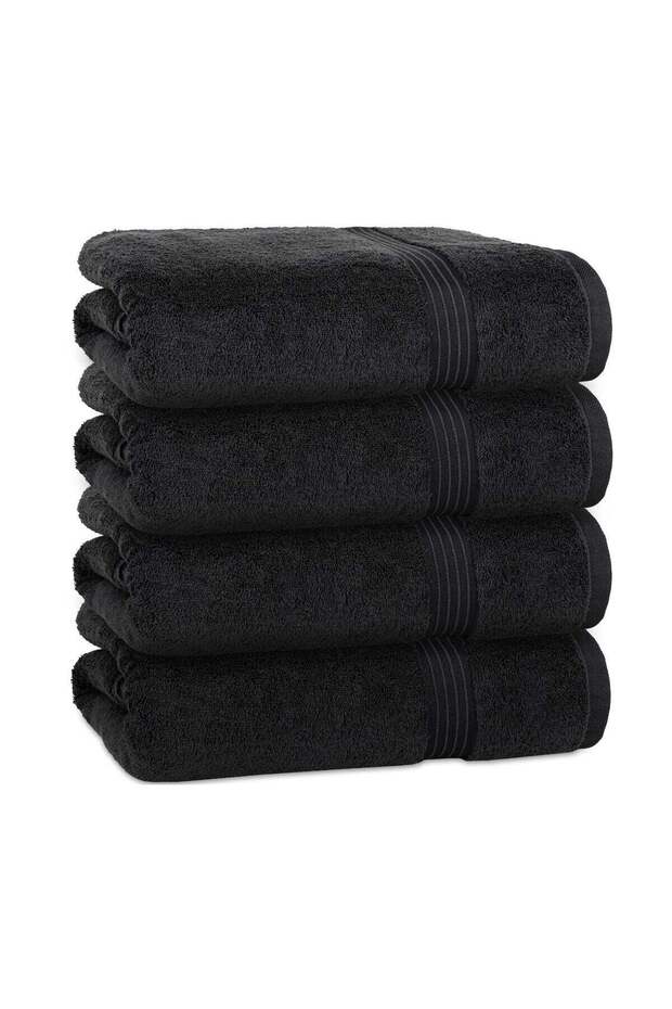 AASHZ 4-Piece Bath Towels, 100% Combed Cotton 550 GSM Superior Quality, Quick Dry Highly Absorb