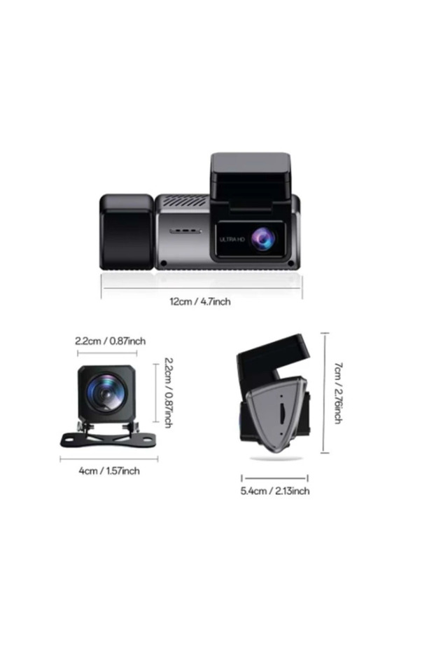 كاميرا السيارة INOX 2K INOX-603 بثلاث قنوات
