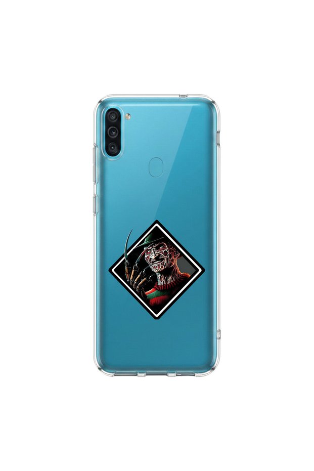 Samsung Galaxy M11 Compatible Horror 2 Design Transparent Case