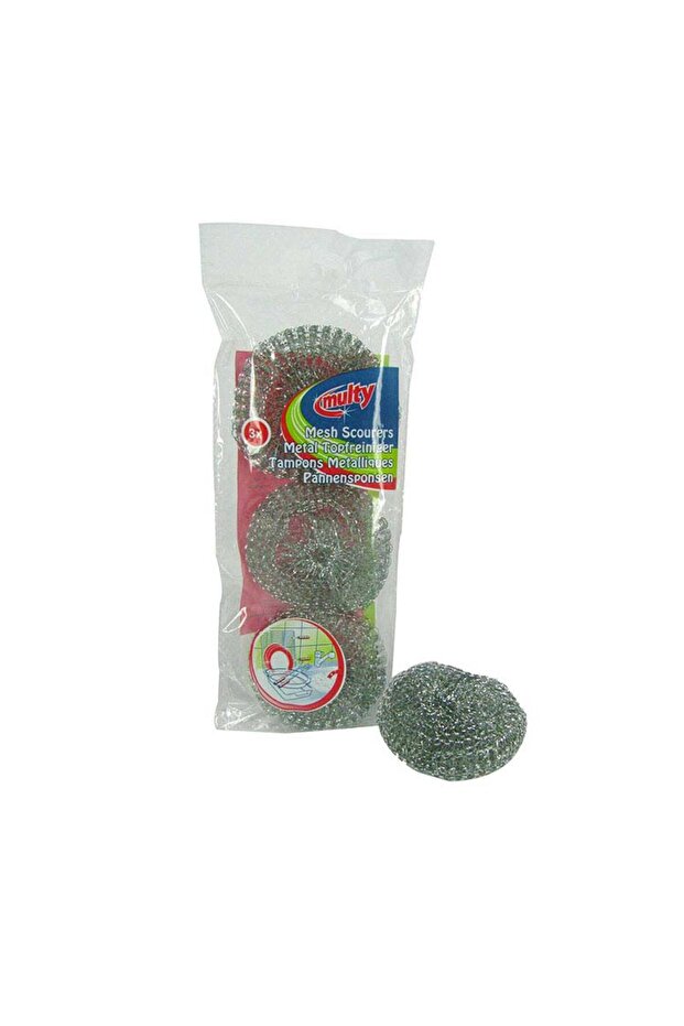 Metal Scourers 3 Piece Set